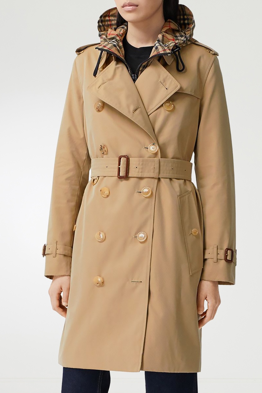 фото Двубортный тренч kensington burberry