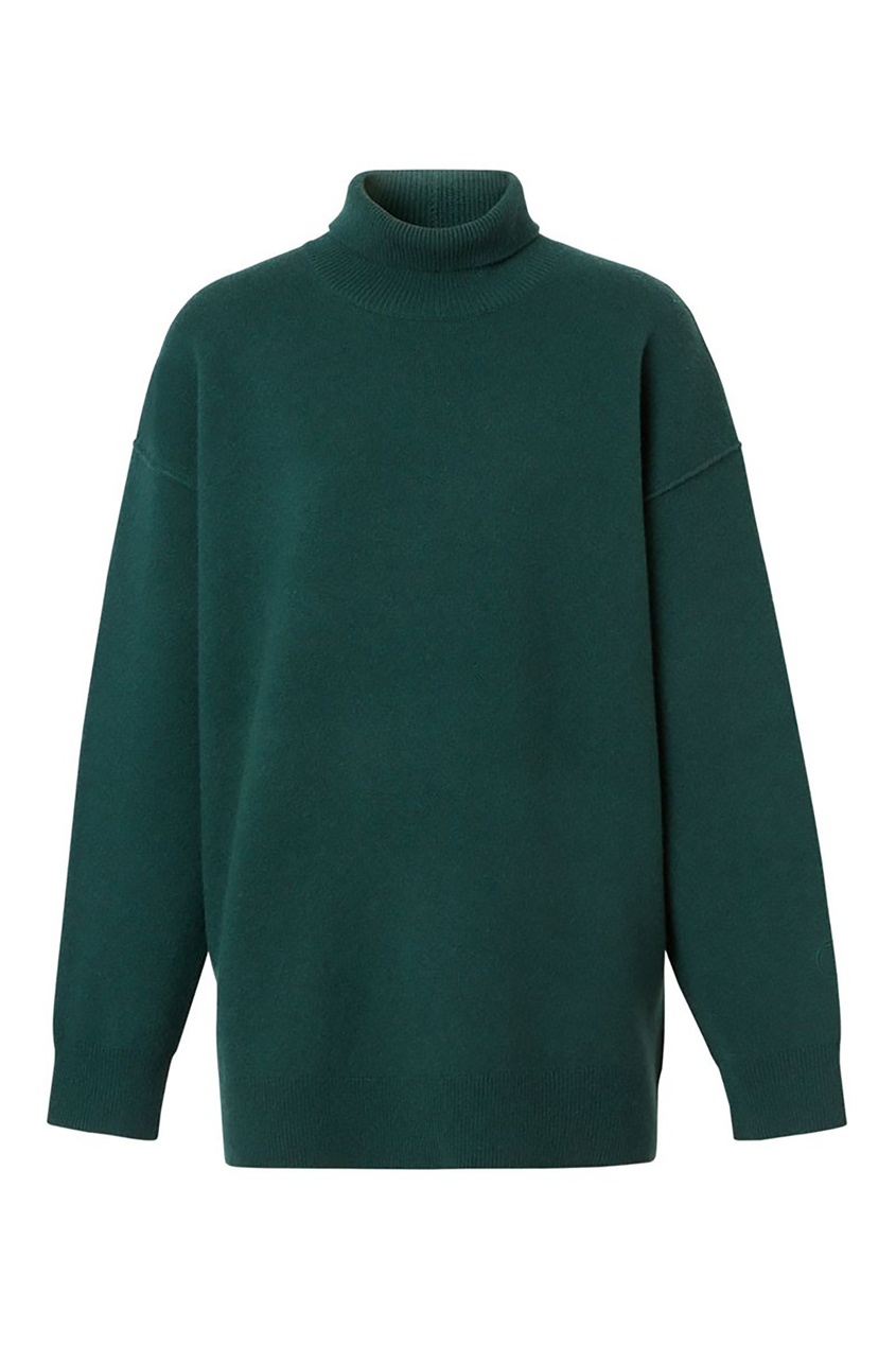 фото Зеленый кашемировый свитер burberry