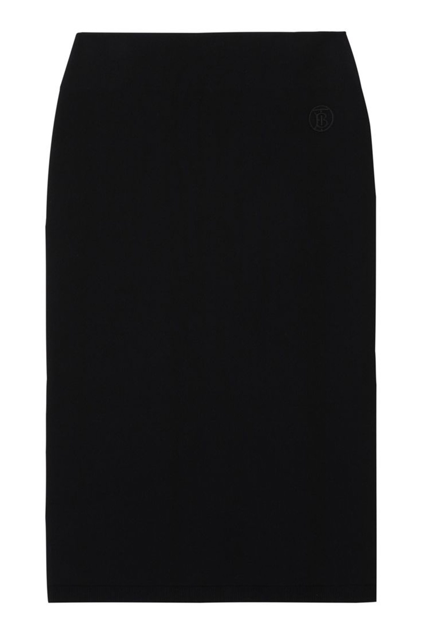 фото Черная юбка-карандаш burberry