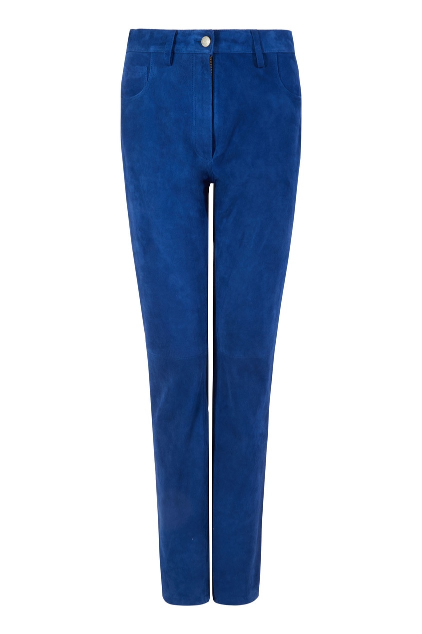 фото Синие замшевые брюки magda butrym