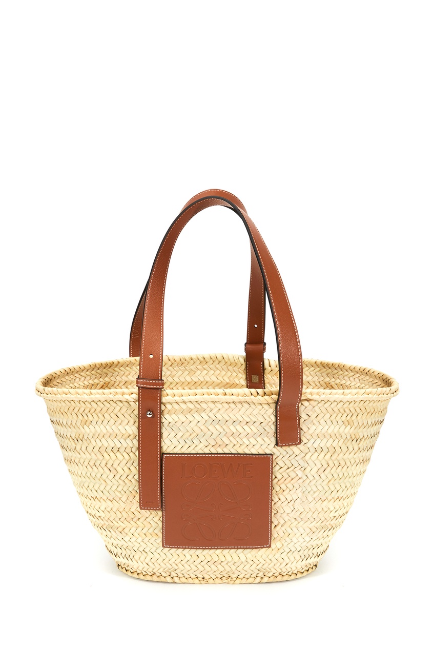 фото Плетеная сумка basket loewe