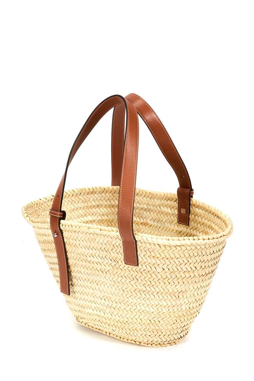 фото Плетеная сумка basket loewe