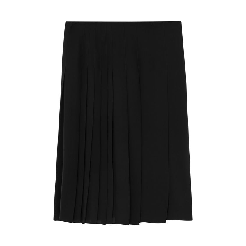 фото Черная юбка с плиссировкой burberry