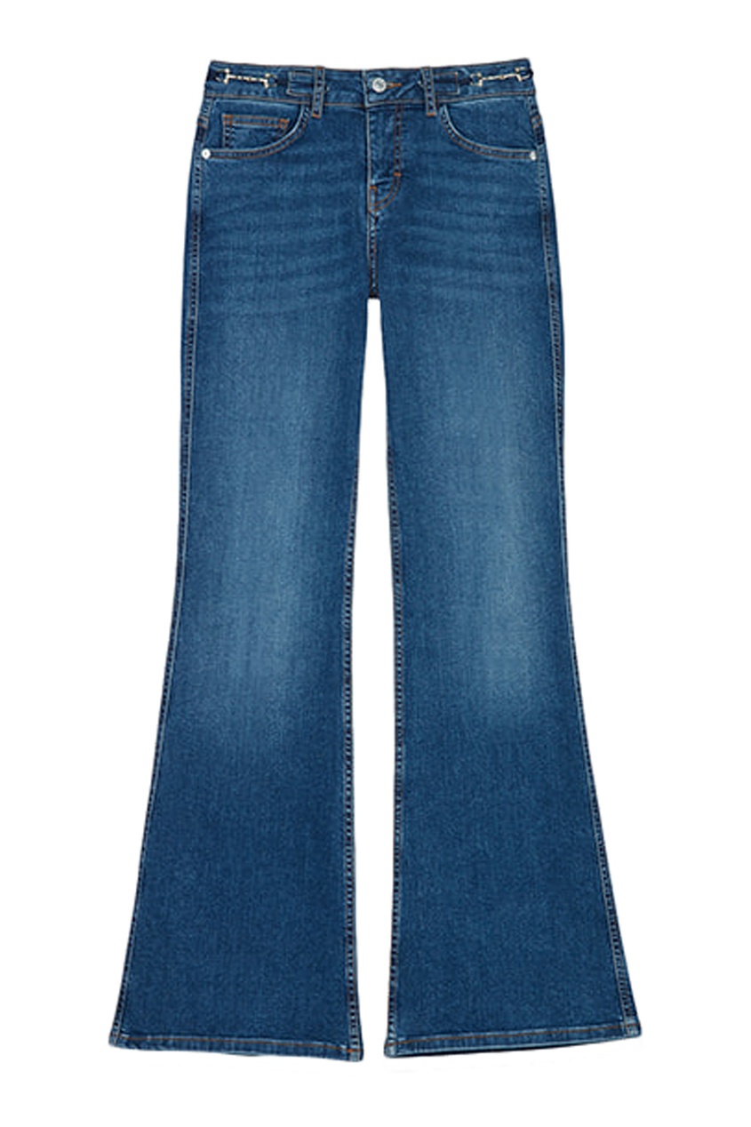 фото Синие расклешенные джинсы maje