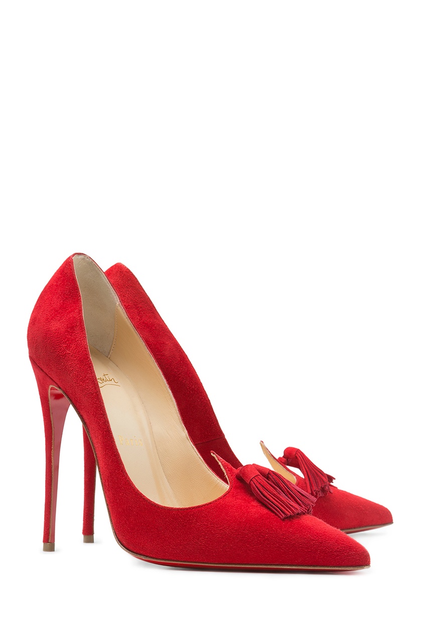 фото Замшевые туфли Gwallor Pump 100 Christian louboutin