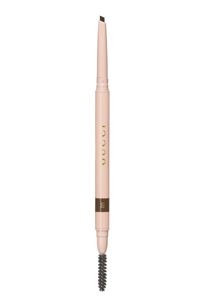 фото Stylo à sourcils waterproof – водостойкий карандаш для бровей – 03 châtain gucci beauty