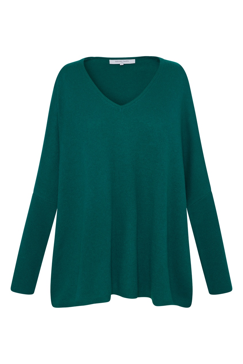 фото Зеленый пуловер из кашемира louison gerard darel