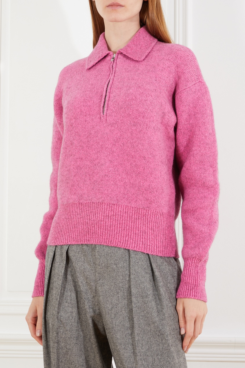 фото Розовый свитер из хлопка isabel marant