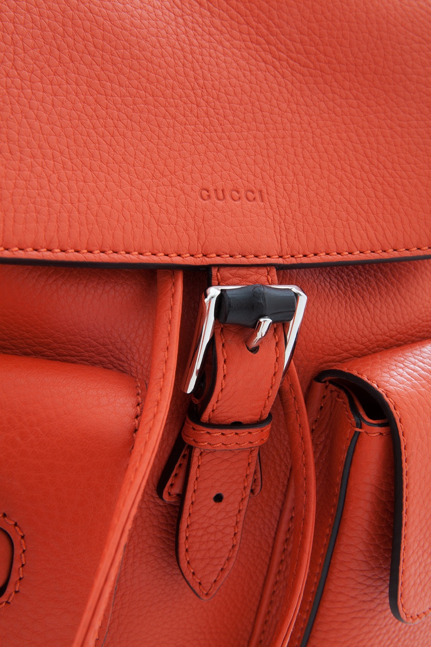 фото Кожаный рюкзак Bamboo Leather Backpack Gucci