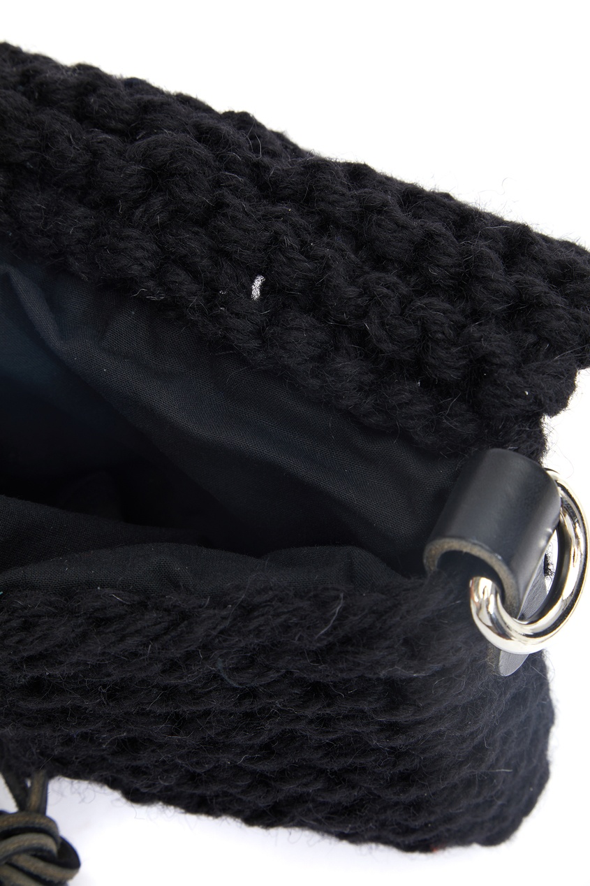 фото Черная сумка из шерсти inuit muun