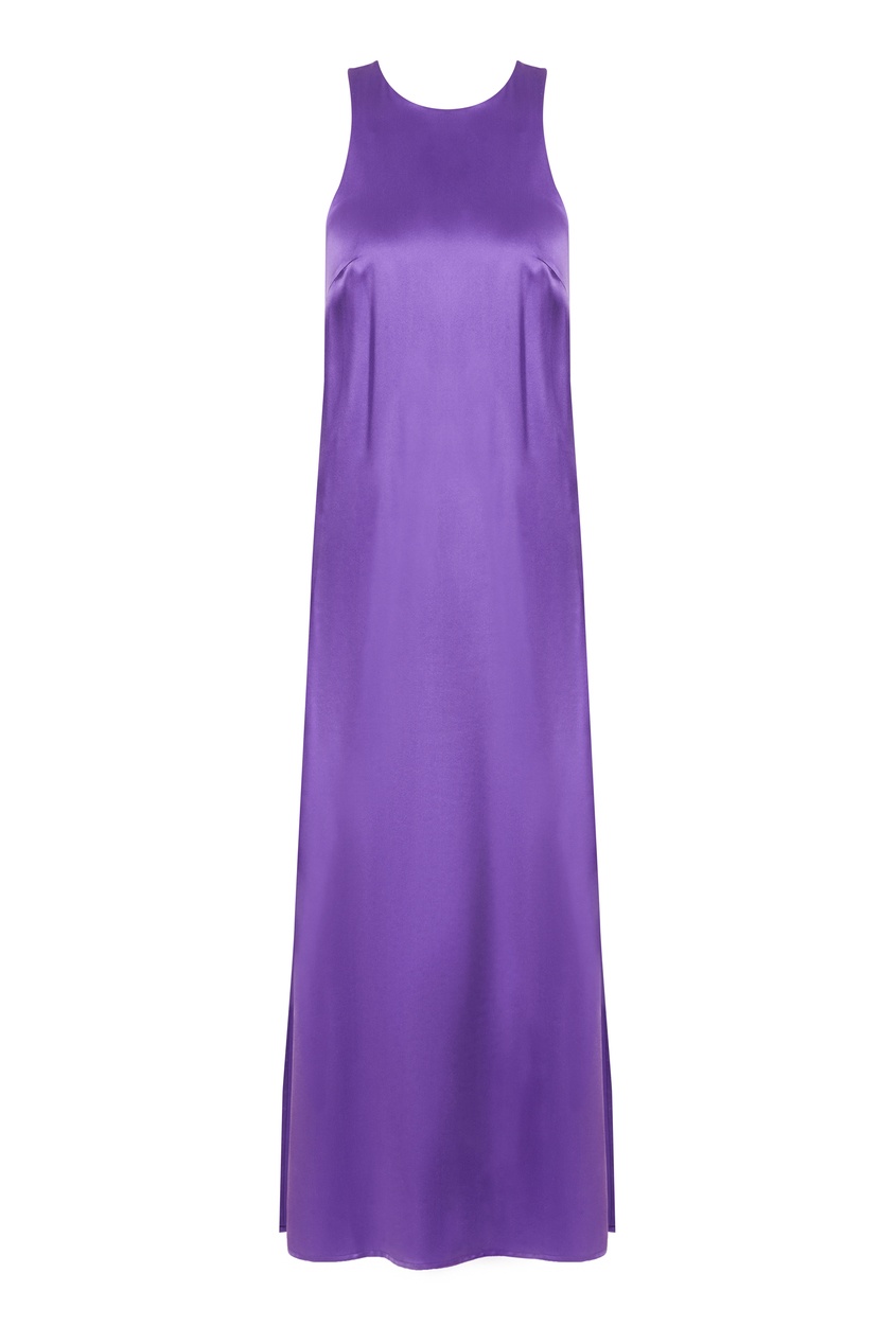 фото Фиолетовое платье без рукавов sula loulou studio