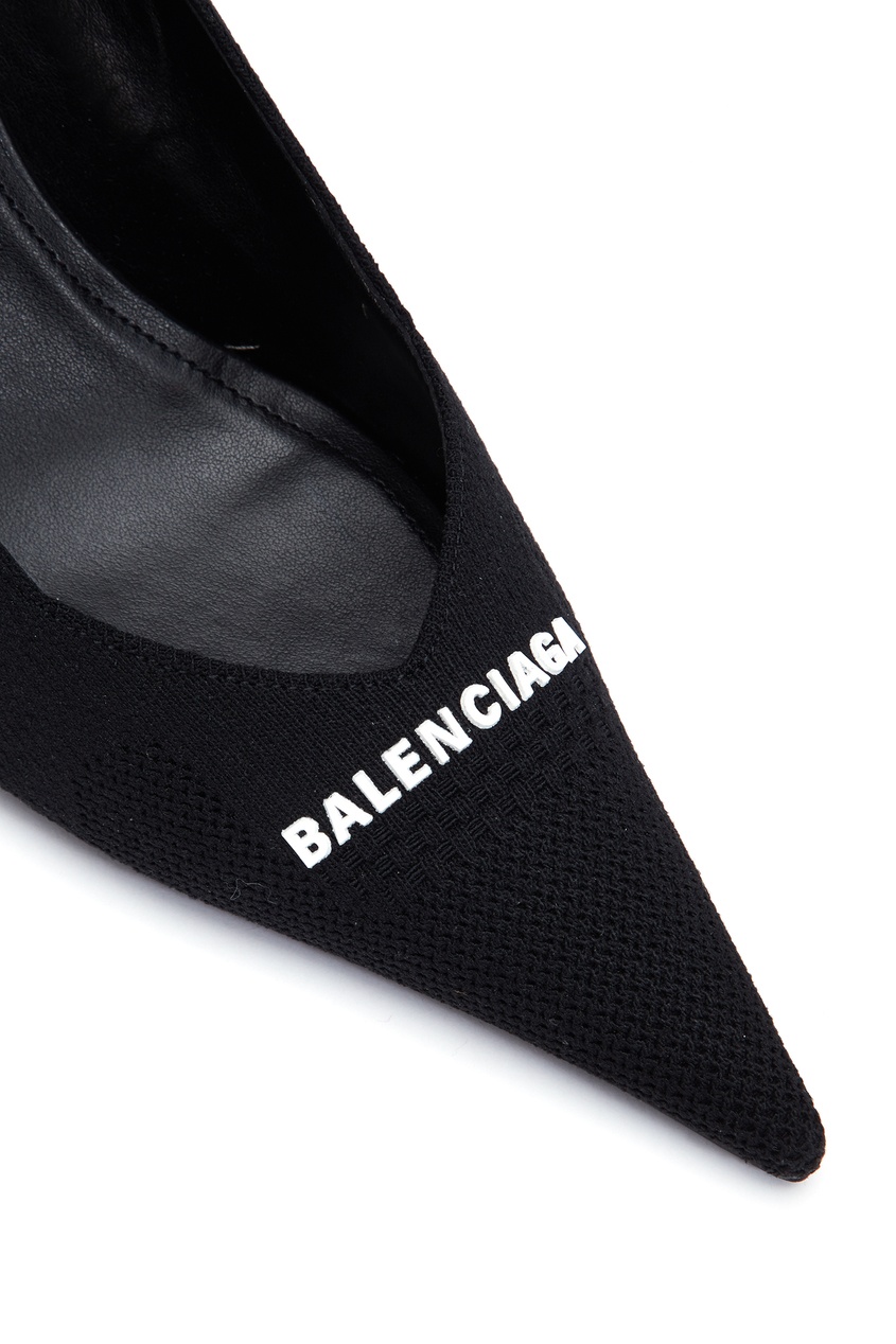 фото Черные туфли с логотипом knife 2.0 balenciaga