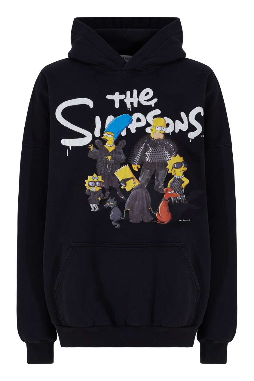 Черное худи The Simpsons