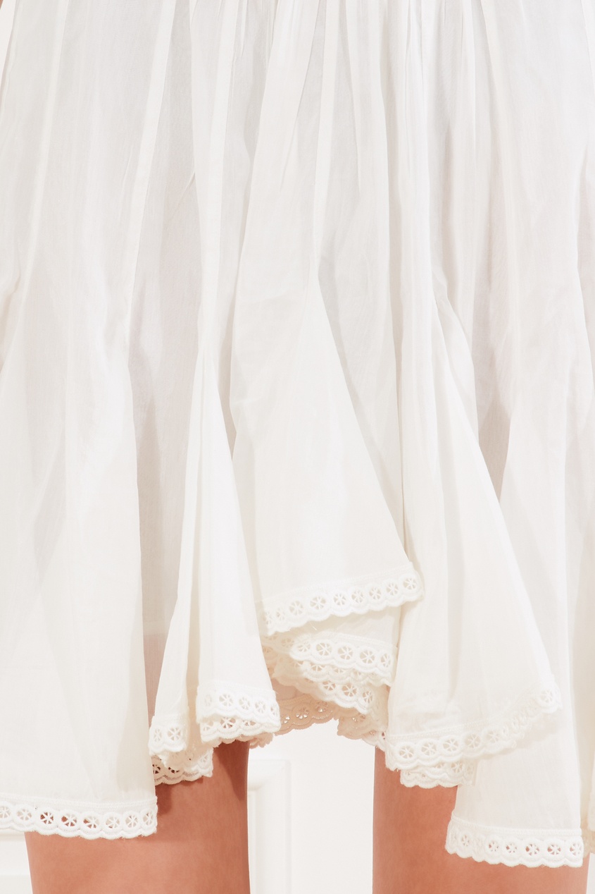 фото Белая юбка griselda isabel marant