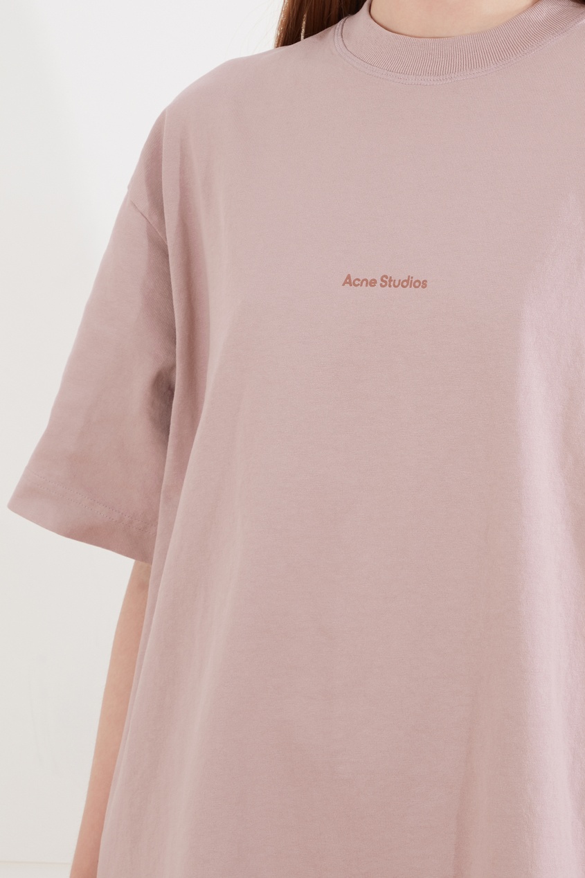 фото Пыльно-розовое платье acne studios