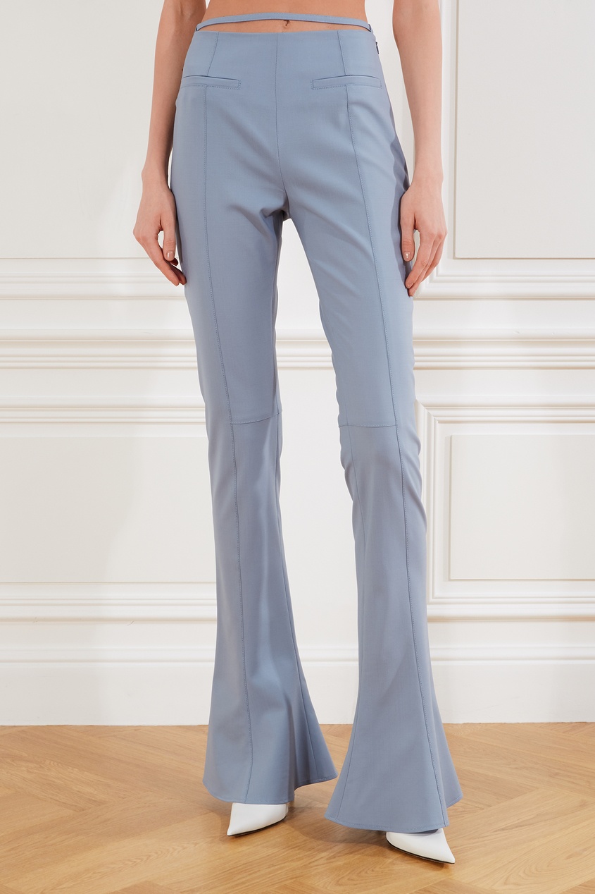 фото Голубые брюки le pantalon tangelo jacquemus