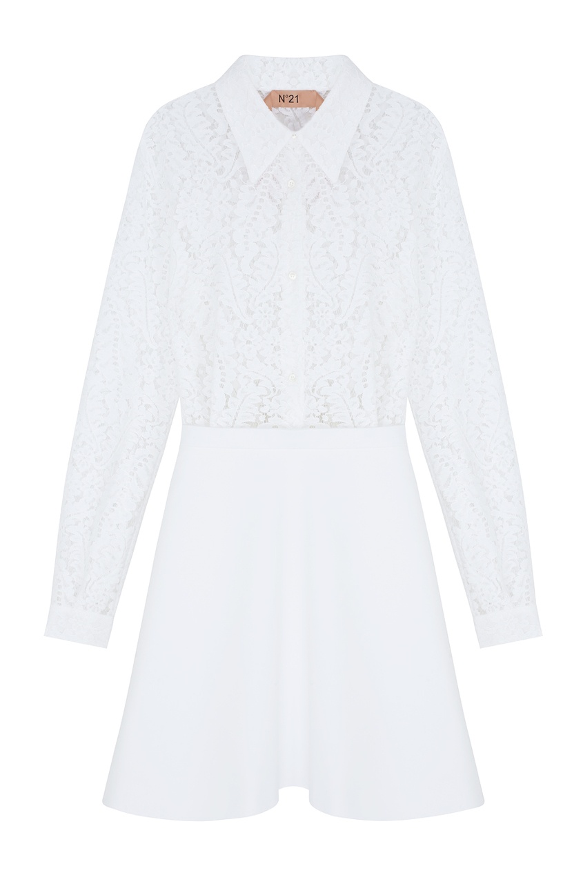 

Кружевное платье, Белый, Кружевное платье