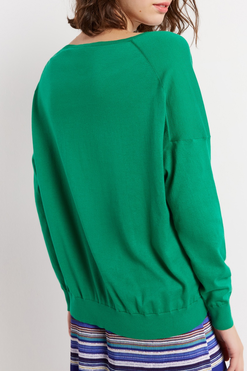фото Зеленый пуловер leny gerard darel