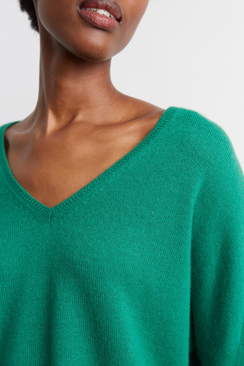 фото Зеленый пуловер leon gerard darel