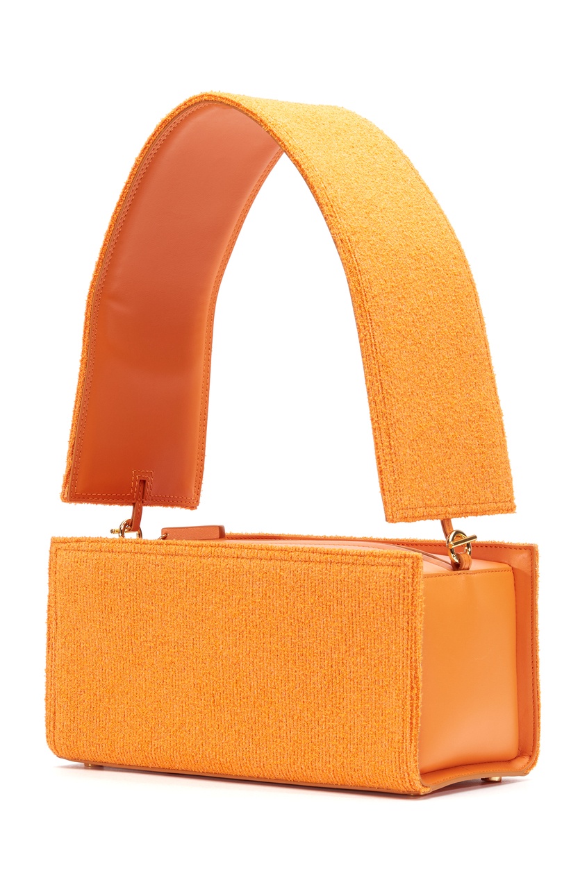 фото Оранжевая сумка le rectangle jacquemus