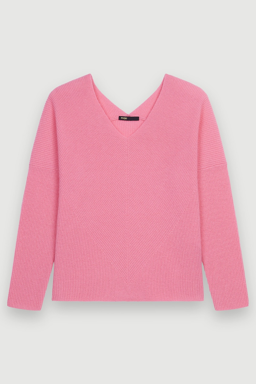 фото Розовый пуловер madina maje