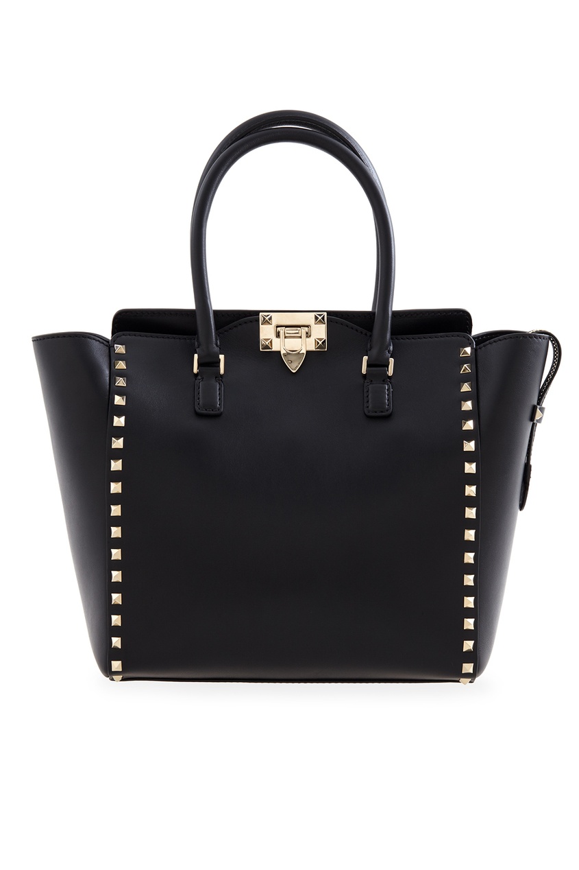 

Кожаная сумка Rockstud, Черный, Кожаная сумка Rockstud