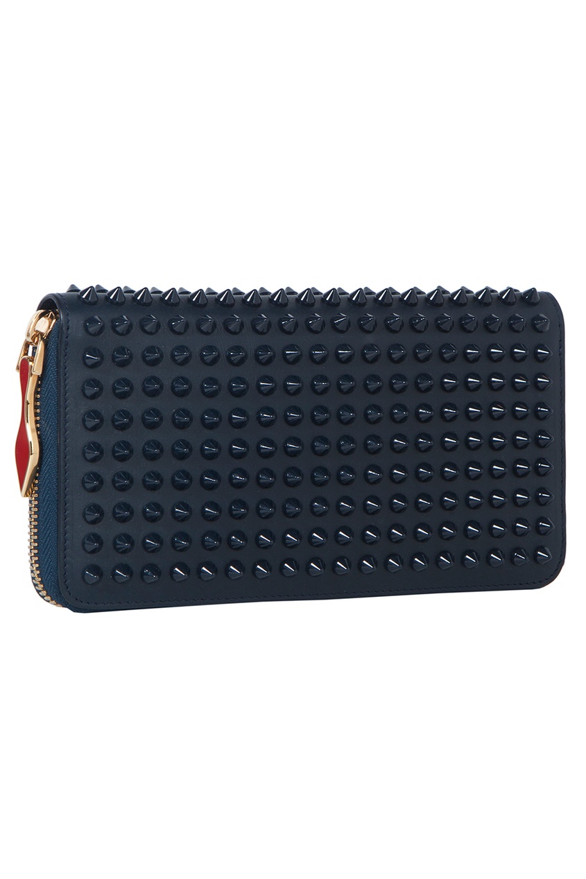 

Кожаный кошелек Panettone Wallet Calf Paris/Spikes, Синий, Кожаный кошелек Panettone Wallet Calf Paris/Spikes