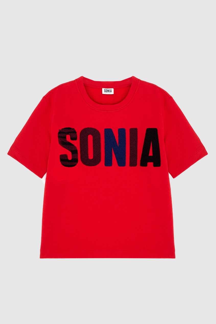 фото Хлопковая футболка Sonia by sonia rykiel