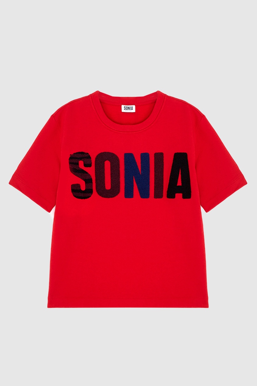 фото Хлопковая футболка sonia by sonia rykiel