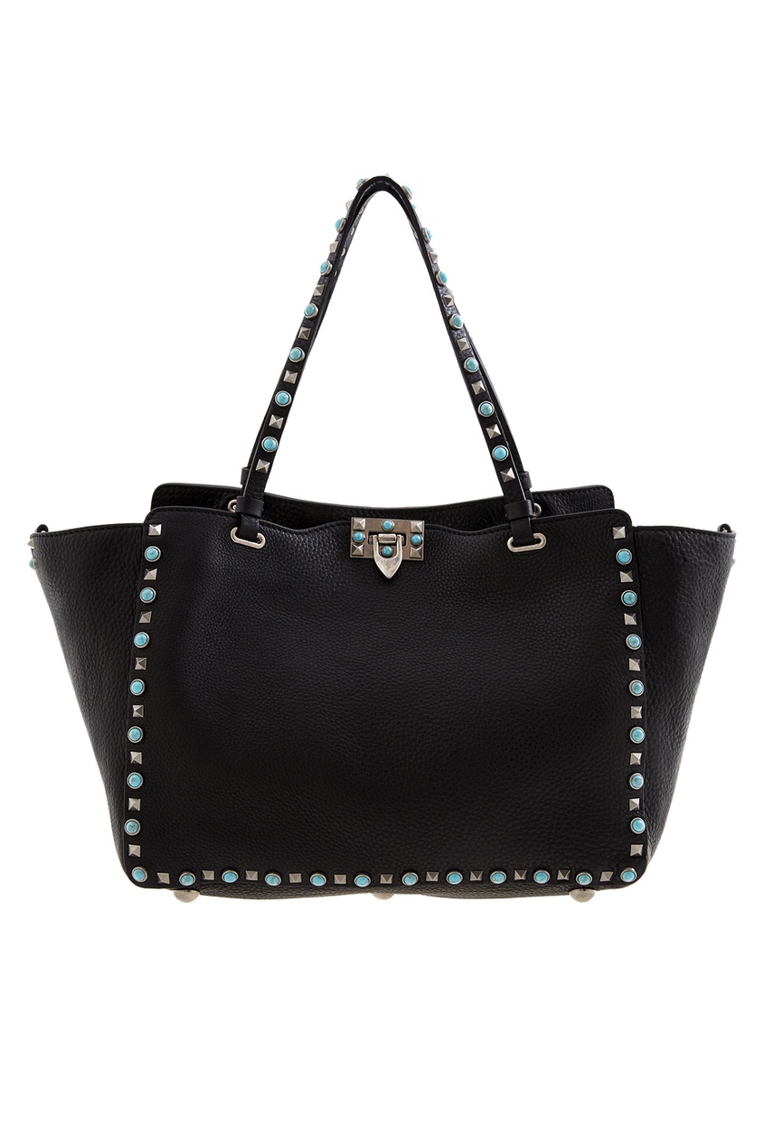 

Кожаная сумка Rockstud Rolling, Черный, Кожаная сумка Rockstud Rolling