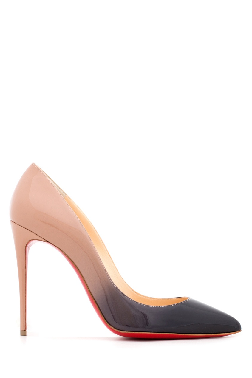 фото Туфли из лакированной кожи pigallie follies 100 christian louboutin