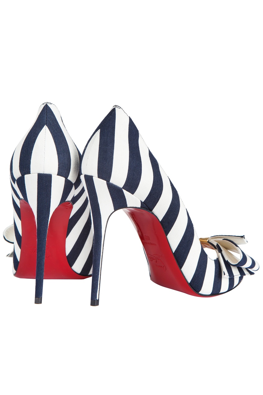 фото Туфли из хлопковой ткани Just Soon 100 Toile Christian louboutin