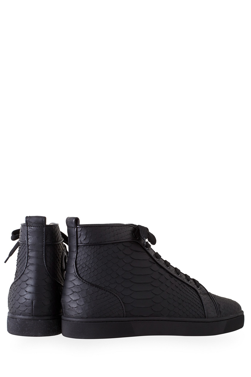 

Кеды из кожи питона Louis Flat Python, Черный, Кеды из кожи питона Louis Flat Python