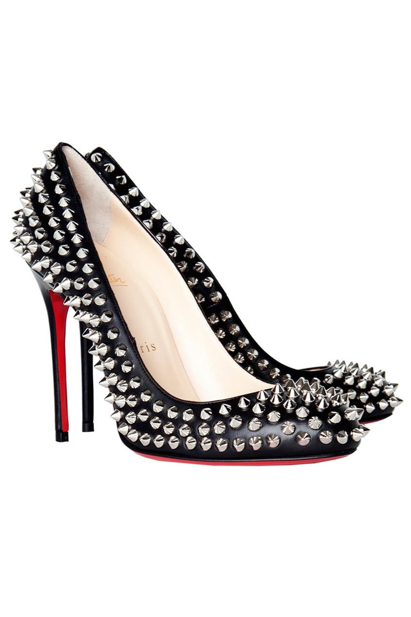 фото Кожаные туфли fifi spikes 100 nappa Christian louboutin