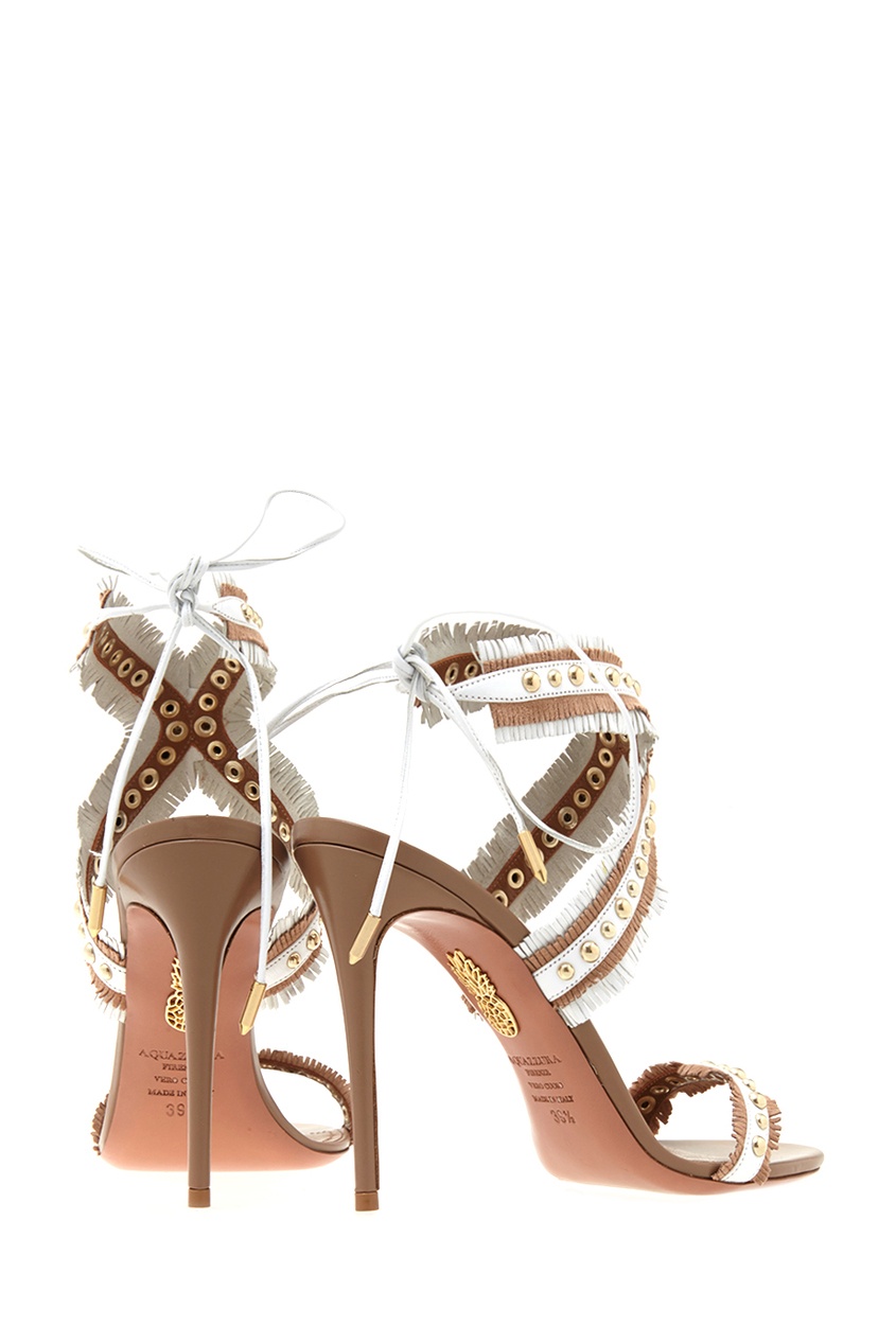 фото Кожаные босоножки latin lovel sandal aquazzura