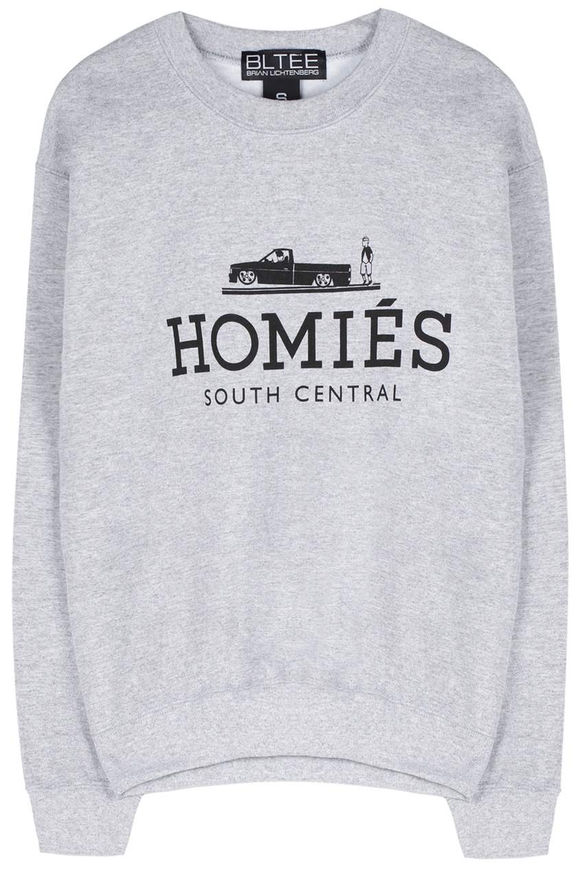 

Хлопковый свитшот Homies, Серый, Хлопковый свитшот Homies