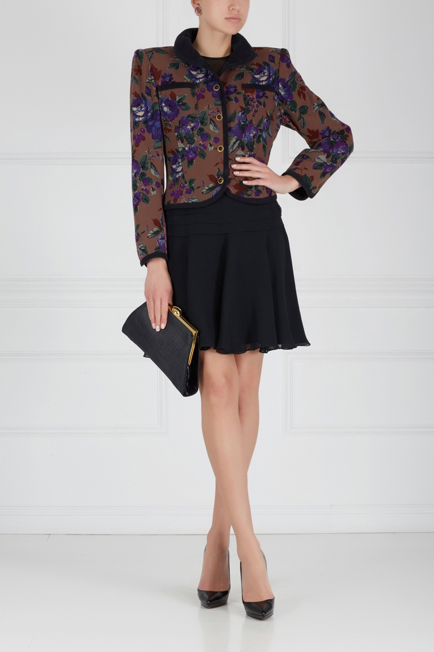 Emanuel Ungaro Vintage Жакет с принтом (80-е) emanuel ungaro vintage браслет винтажный с позолотой 90е