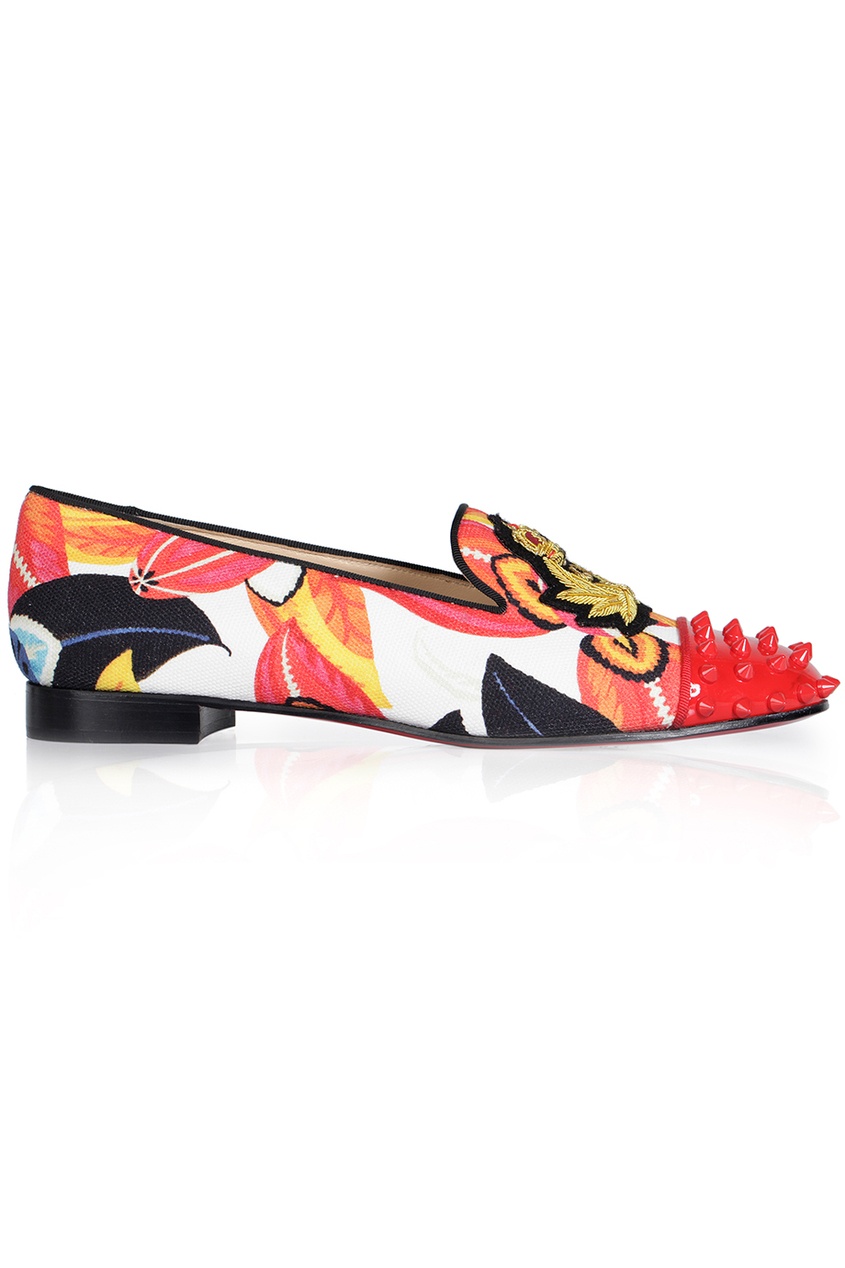 фото Хлопковые лоферы Intern Flat Patent /Hawai/GG Christian louboutin