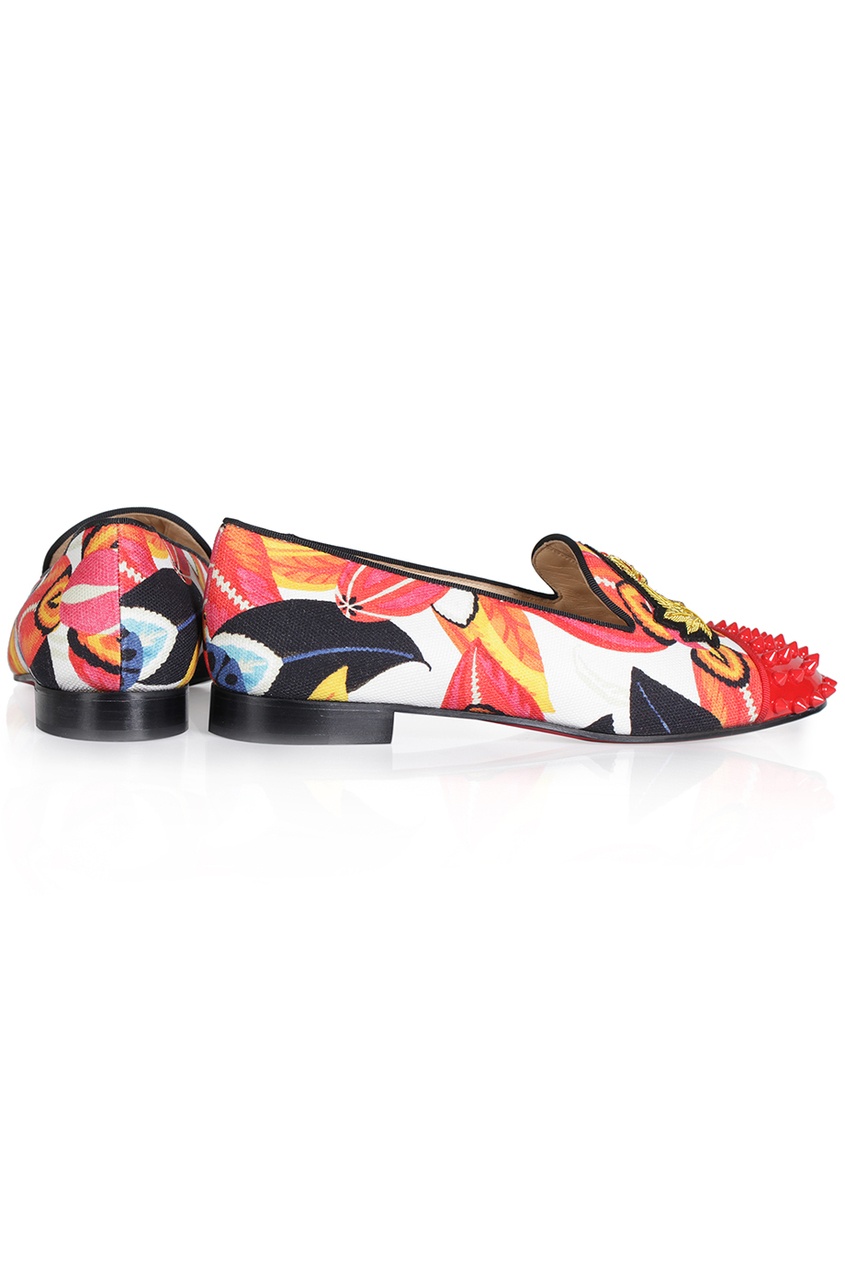 фото Хлопковые лоферы Intern Flat Patent /Hawai/GG Christian louboutin