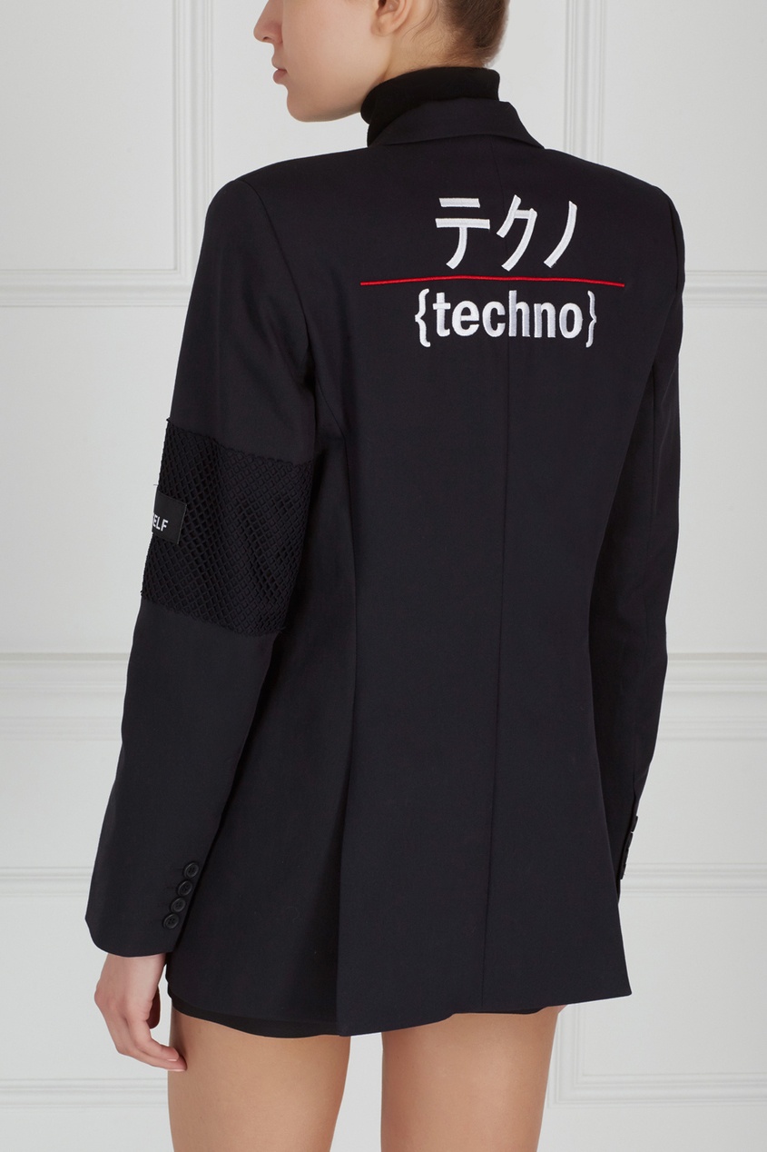 фото Жакет с нашивкой Techno Jacket Zddz