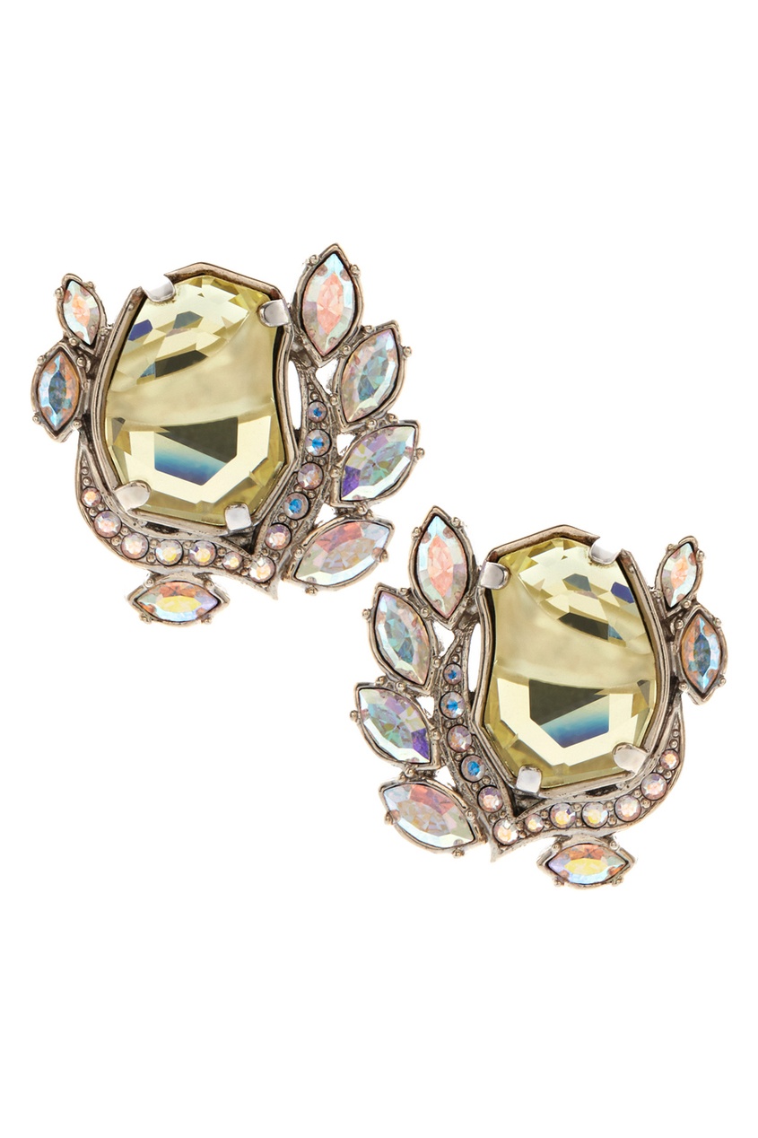 

Клипсы Princess с кристаллами Swarovski, Зеленый, Клипсы Princess с кристаллами Swarovski