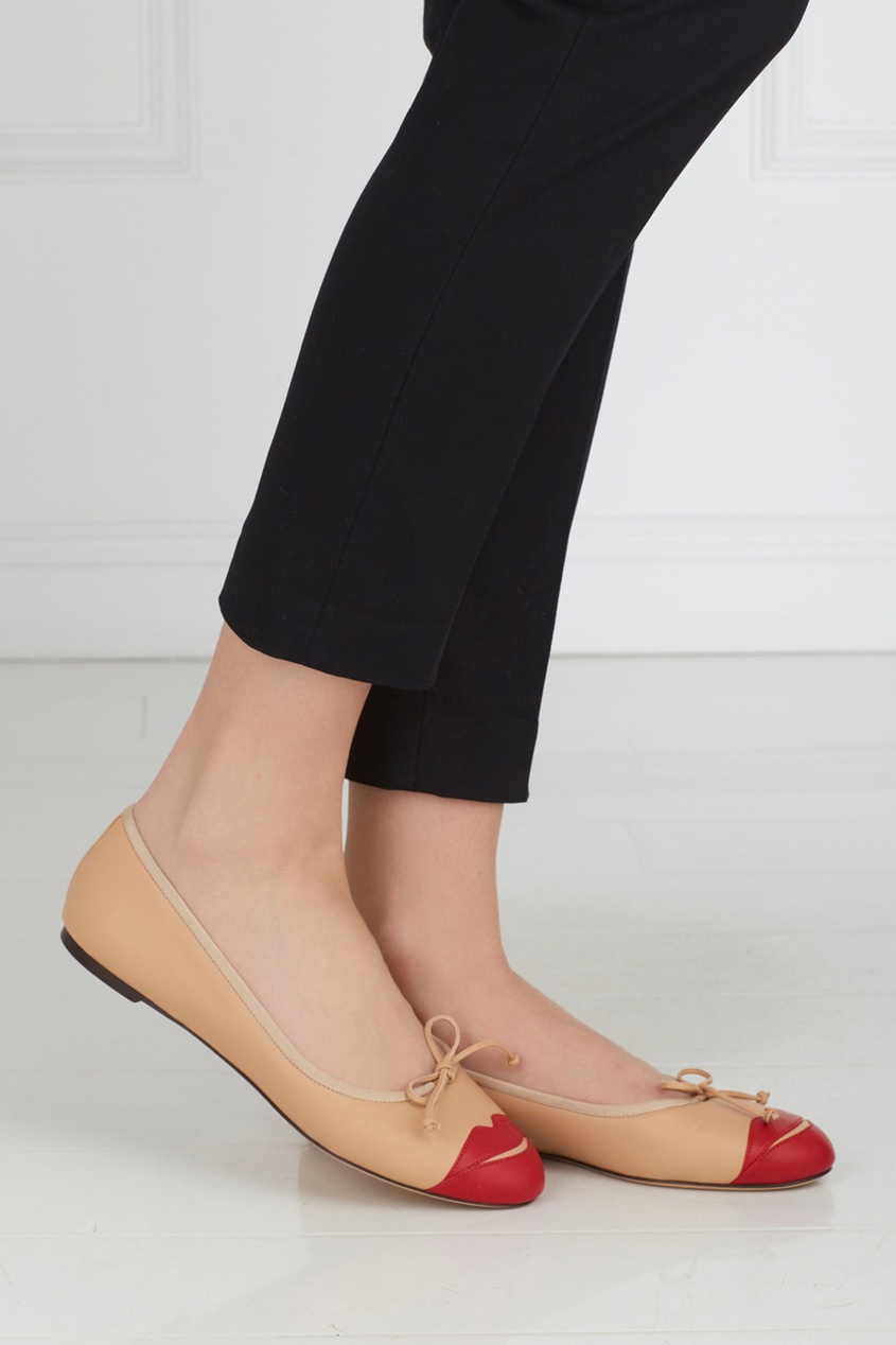 Кожаные балетки Kiss Me Darcy