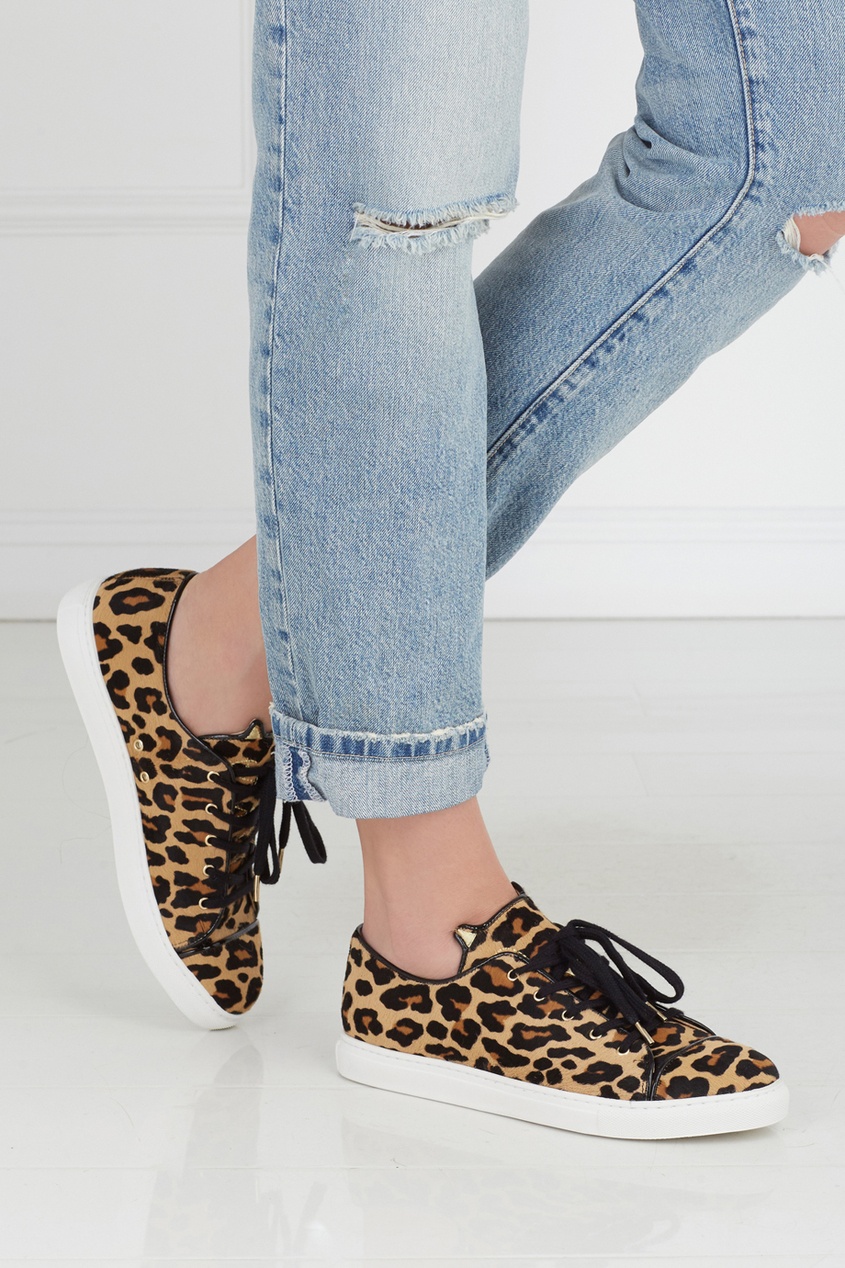 Кеды из кожи пони Rurrrfect Sneakers