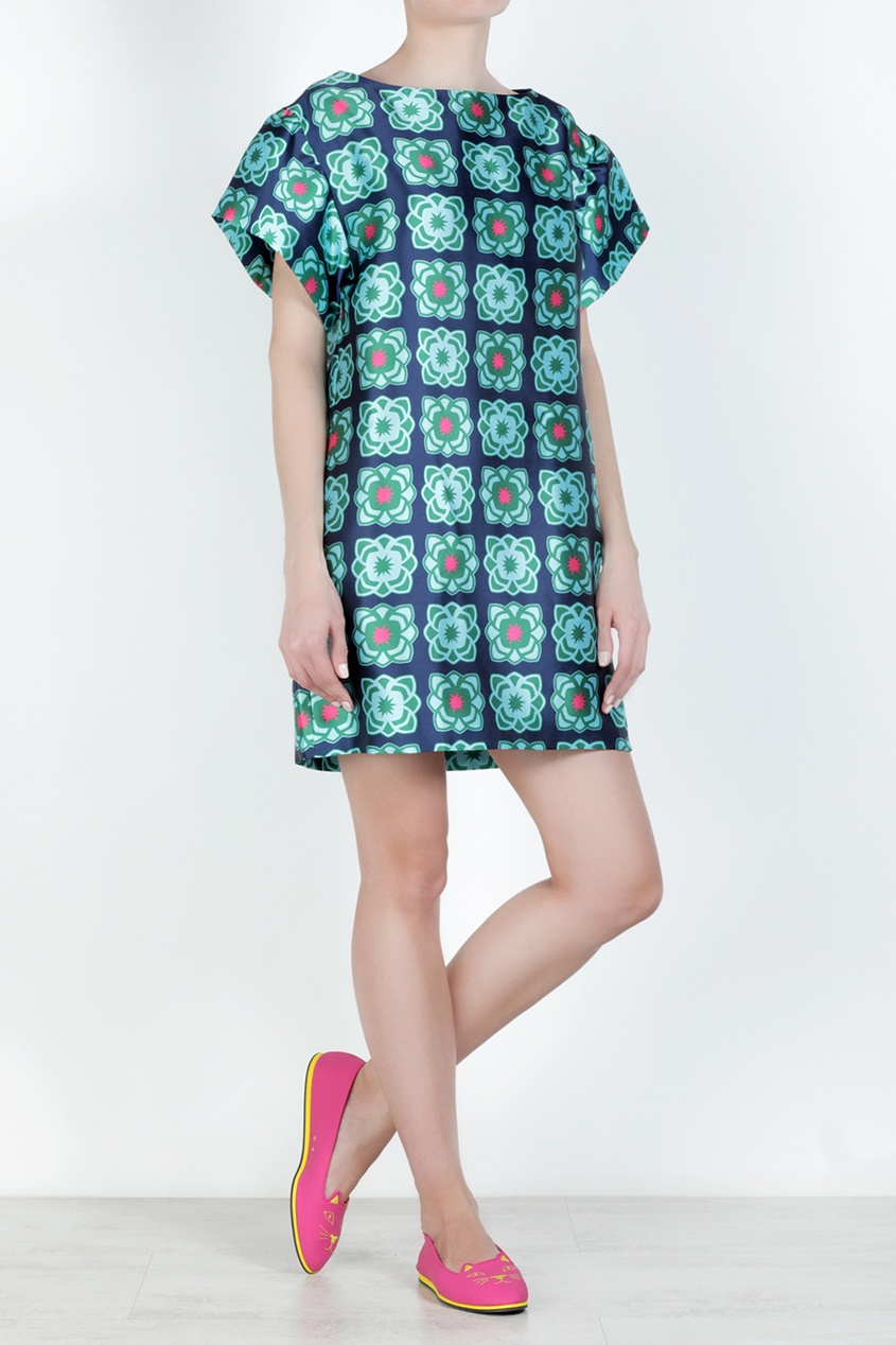 

Платье из искусственного шелка, Multicolor, Платье из искусственного шелка