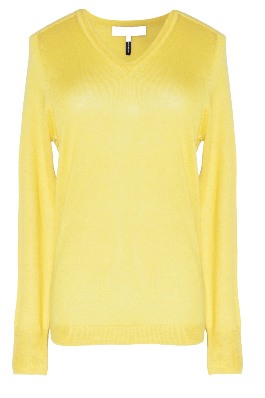 фото Желтый кашемировый свитер Isabel marant