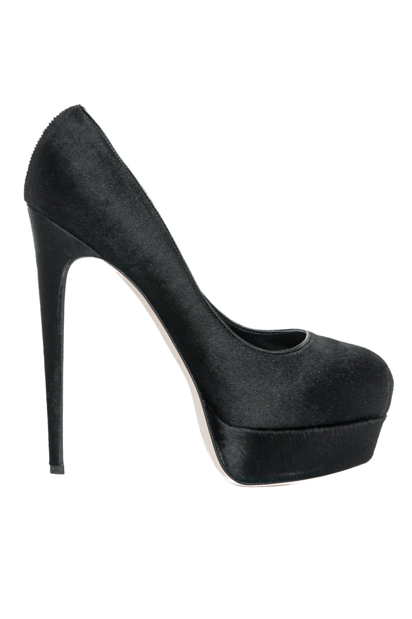 фото Черные туфли на платформе Brian atwood