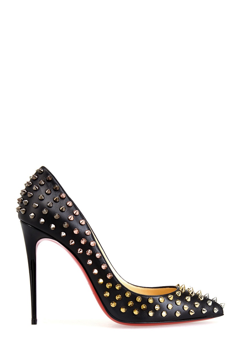 

Кожаные туфли Follies Spikes 100, Черный, Кожаные туфли Follies Spikes 100