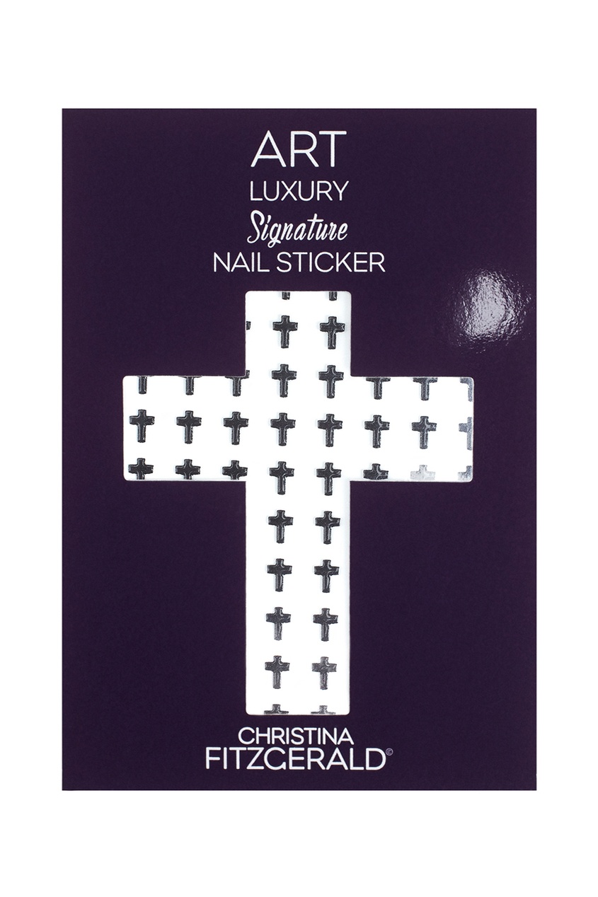 фото Арт-стикеры для ногтей Art Luxury Signature Nail Sticker «Black Cross», 96 шт. Christina fitzgerald