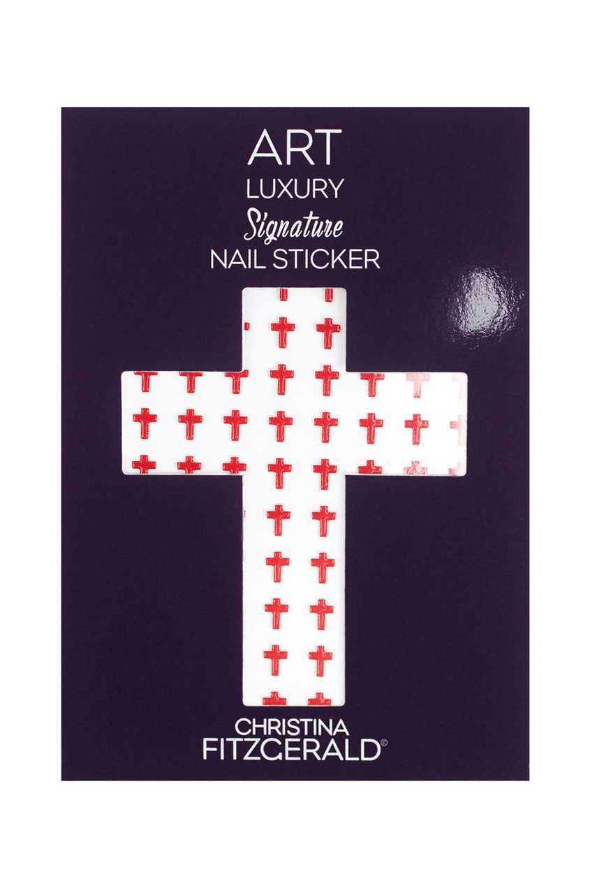 фото Арт-стикеры для ногтей Art Luxury Signature Nail Sticker «Red Cross», 96 шт. Christina fitzgerald