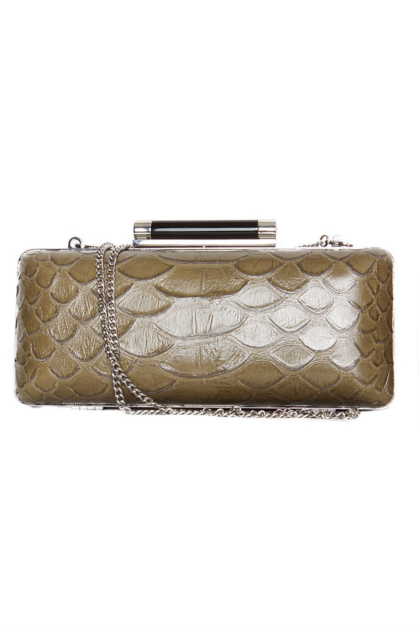 

Сумка Tonda Large Emboss Python, Коричневый, Сумка Tonda Large Emboss Python